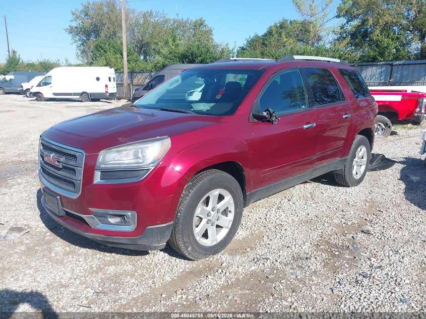 Vin: 1gkkrpkd8fj367176, lot: 46545210, gmc acadia sle-2 20152