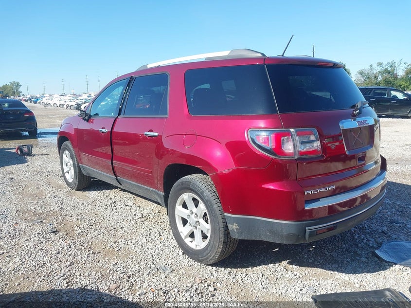 Vin: 1gkkrpkd8fj367176, lot: 46545210, gmc acadia sle-2 20153