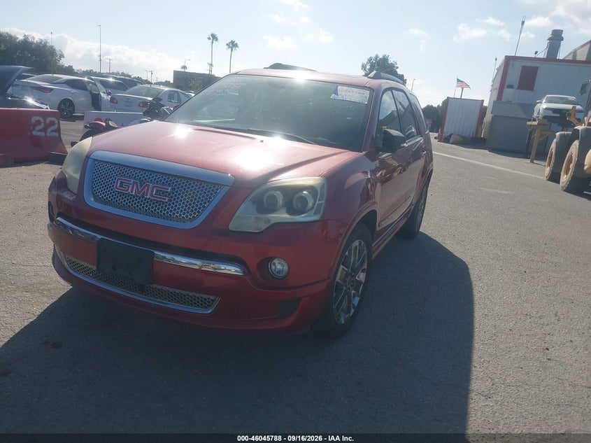 Vin: 1gkkrted6cj264676, lot: 46545243, gmc acadia denali 20122