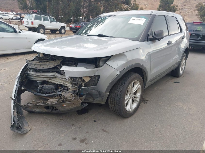 Vin: 1fm5k8ar0hgb82986, lot: 46545265, ford utility police interceptor 20172