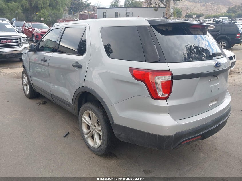 Vin: 1fm5k8ar0hgb82986, lot: 46545265, ford utility police interceptor 20173