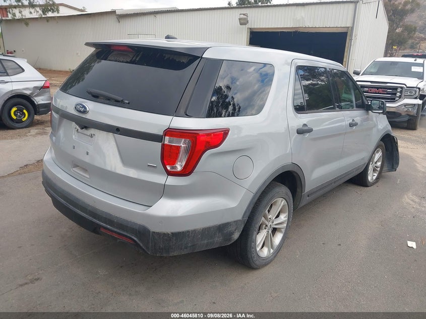 Vin: 1fm5k8ar0hgb82986, lot: 46545265, ford utility police interceptor 20174
