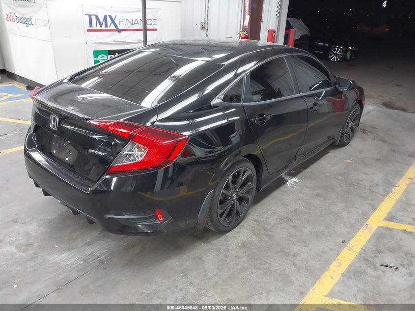 Vin: 2hgfc2f89mh509369, lot: 46545303, honda civic sport 20214