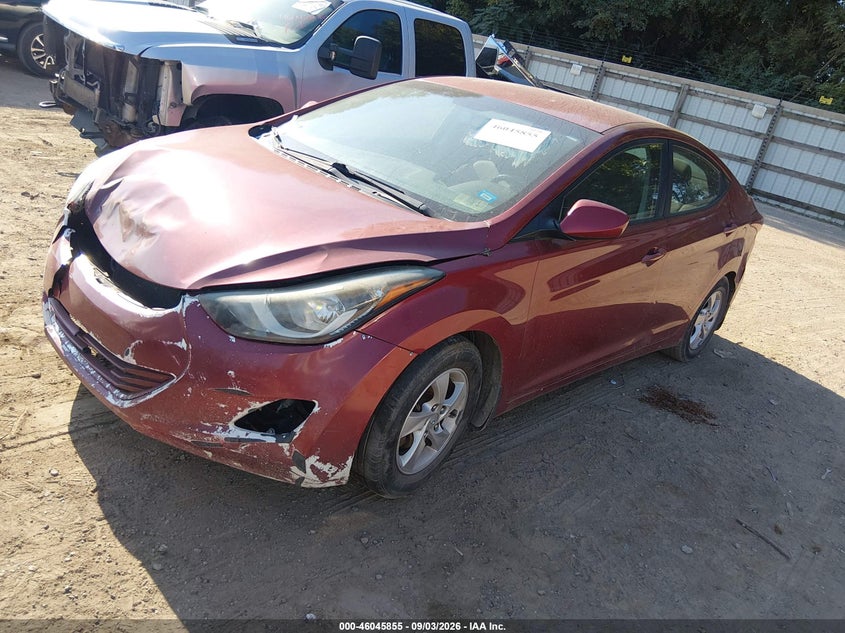 2015 HYUNDAI ELANTRA auction photo 2