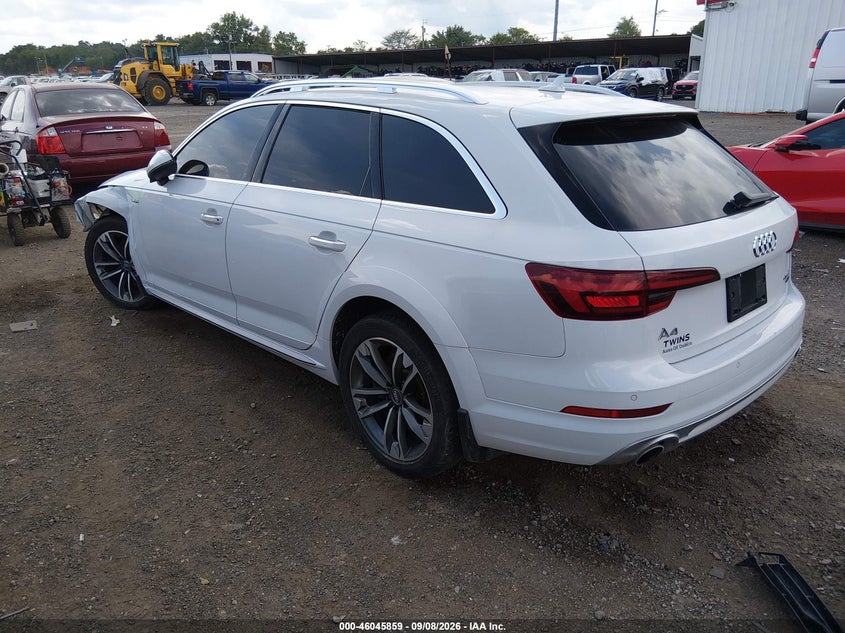 Vin: wa18naf43ja058341, lot: 46545314, audi a4 allroad 2.0t premium/2.0t tech premium 20183
