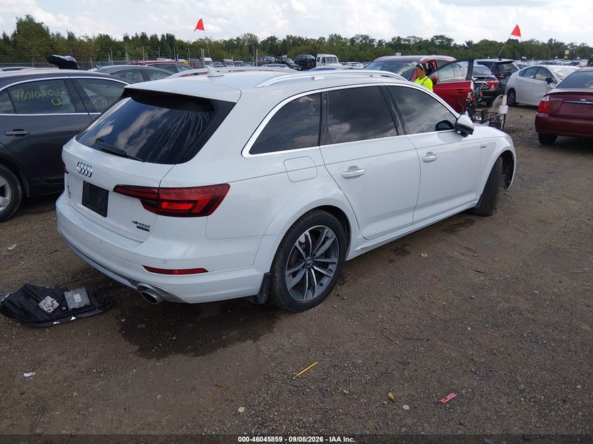 Vin: wa18naf43ja058341, lot: 46545314, audi a4 allroad 2.0t premium/2.0t tech premium 20184