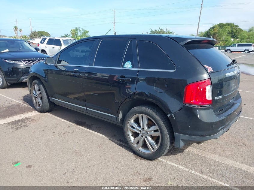 Vin: 2fmdk3kc9dbc74768, lot: 46545320, ford edge limited 20133