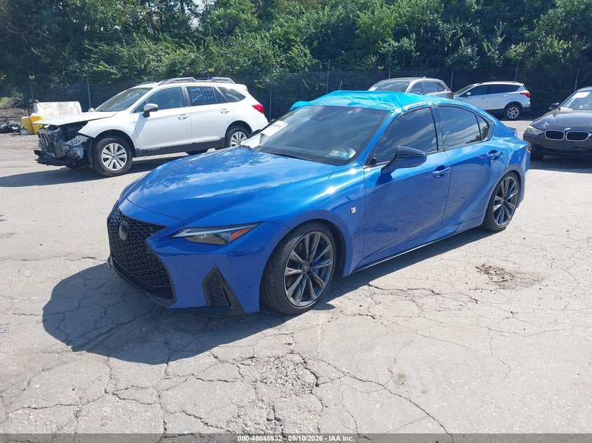 Vin: jthgz1e29p5028945, lot: 46545387, lexus is 350 f sport 20232