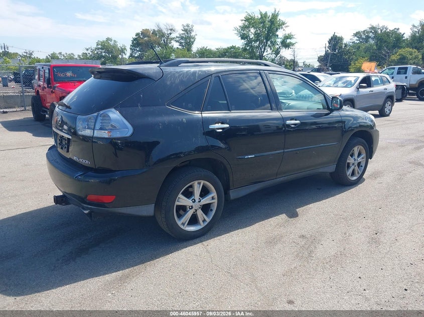 2008 LEXUS RX 400H auction photo 4