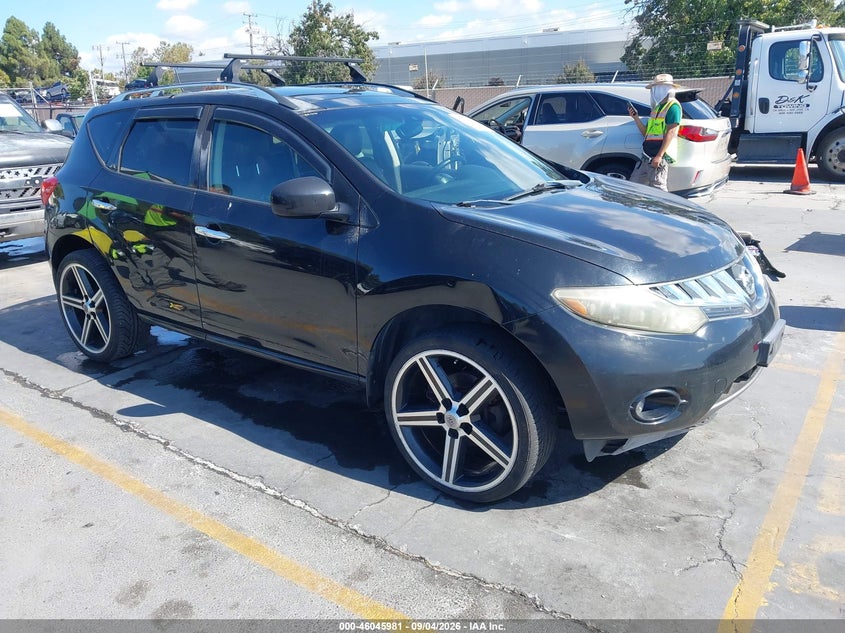 2009 Nissan Murano Le, Износ, IAAI, VIN JN8AZ18W29W150456