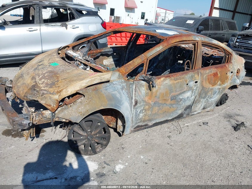 Vin: 3kpfl4a78he112634, lot: 46545466, kia forte s 20172