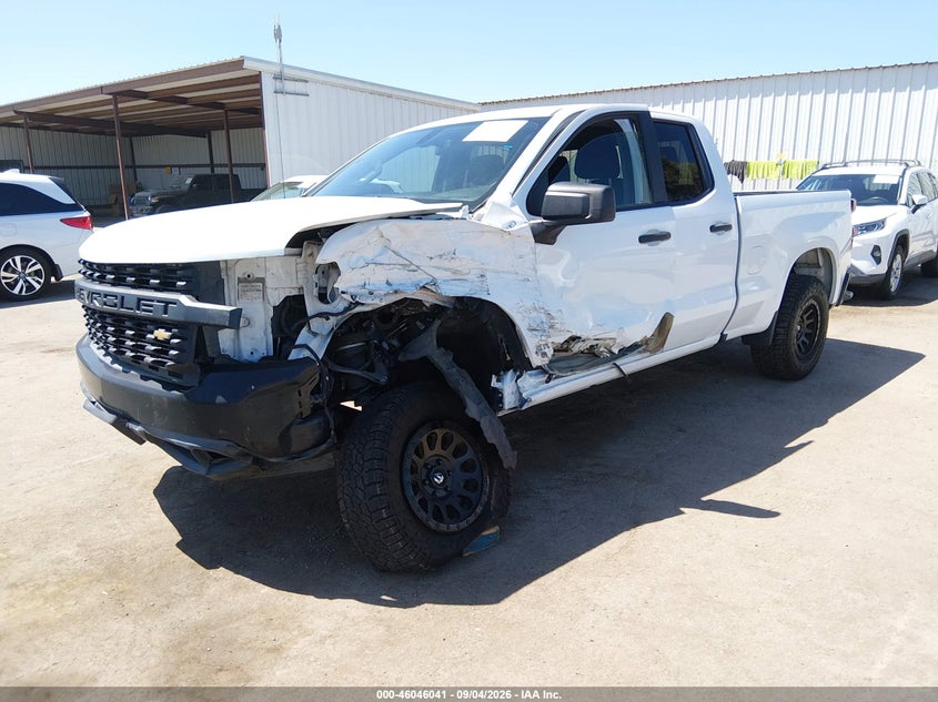 Vin: 1gcrwaeh5kz199491, lot: 46545496, chevrolet silverado 1500 work truck 20192