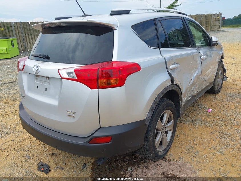 Vin: jtmrfrev2fj046785, lot: 46545520, toyota rav4 xle 20154