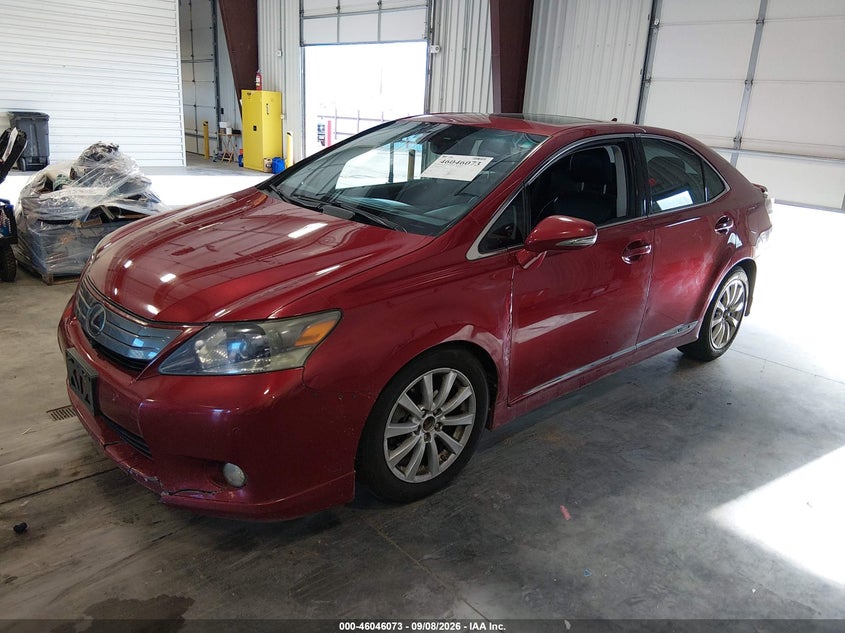 Vin: jthbb1ba9a2005233, lot: 46545528, lexus hs 250h premium 20102