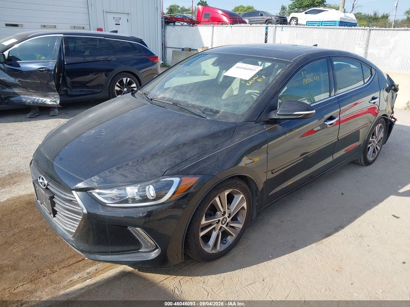 Vin: 5npd84lf4hh016718, lot: 46545548, hyundai elantra limited 20172