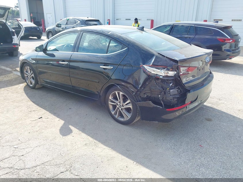Vin: 5npd84lf4hh016718, lot: 46545548, hyundai elantra limited 20173