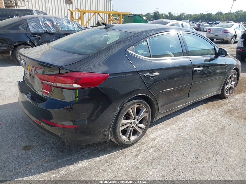 Vin: 5npd84lf4hh016718, lot: 46545548, hyundai elantra limited 20174