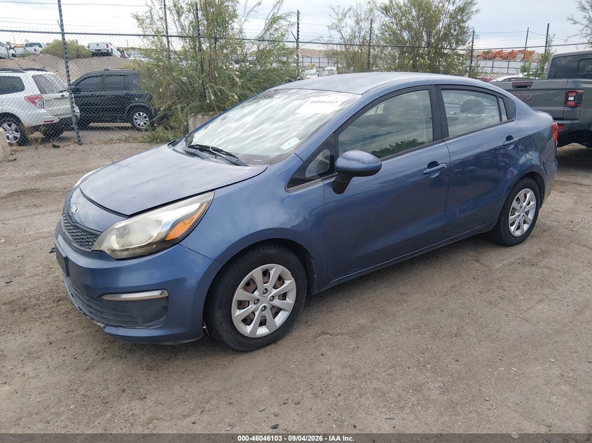 Vin: knadm4a32g6684561, lot: 46545558, kia rio lx 20162