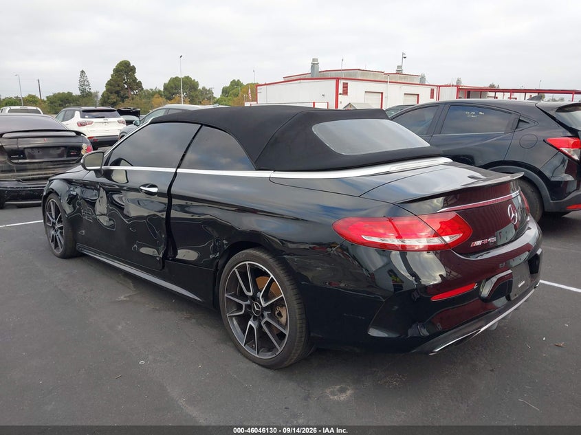 Vin: wddwk6eb1jf631359, lot: 46545585, mercedes-benz amg c 43 4matic 20183