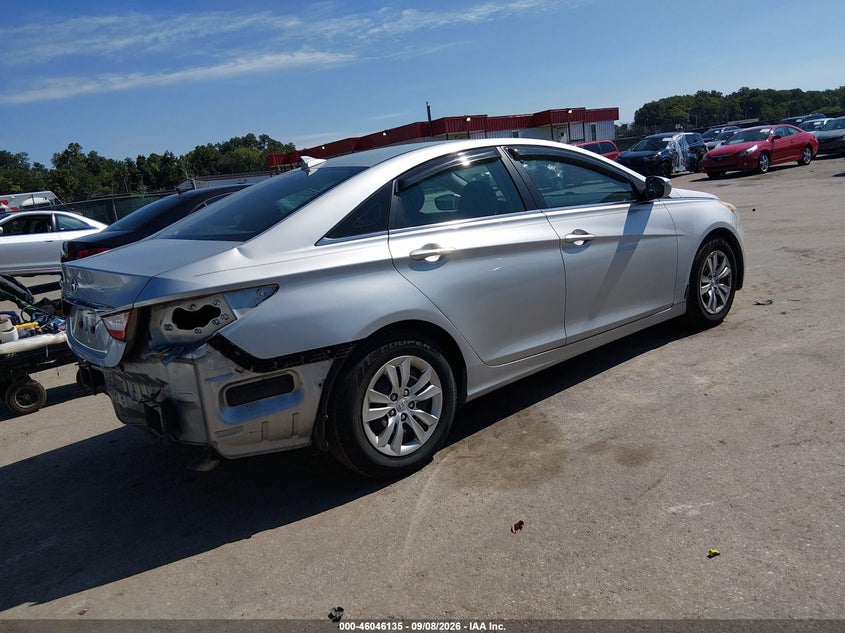 Vin: 5npeb4ac8ch361225, lot: 46545590, hyundai sonata gls 20124