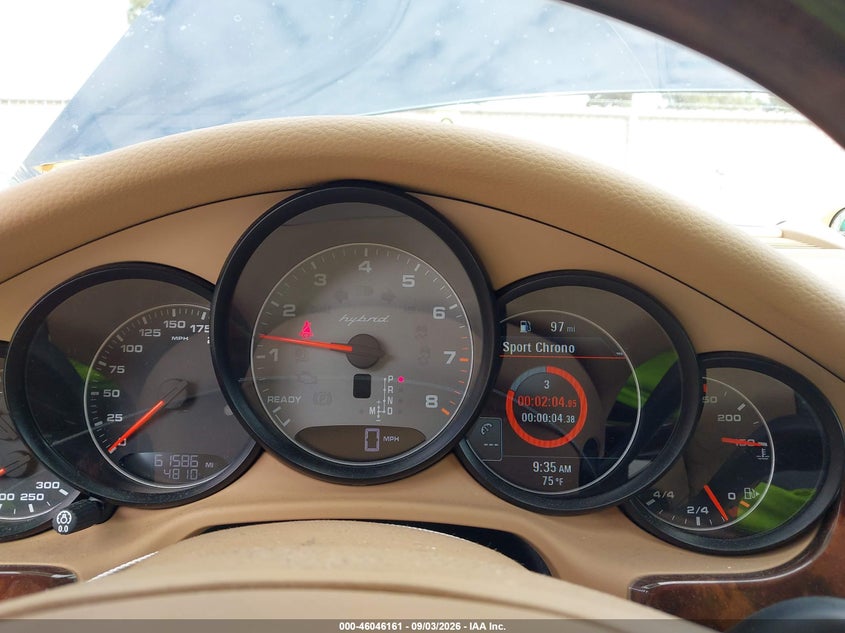 PORSCHE PANAMERA HYBRID 2012 VIN WP0AD2A7XCL045563