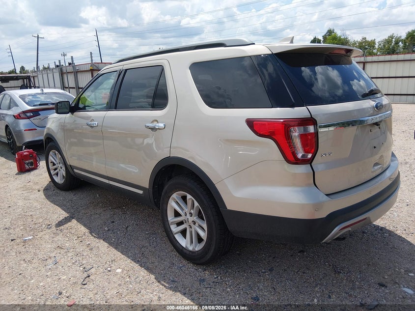 Vin: 1fm5k7d83hga92051, lot: 46545621, ford explorer xlt 20173