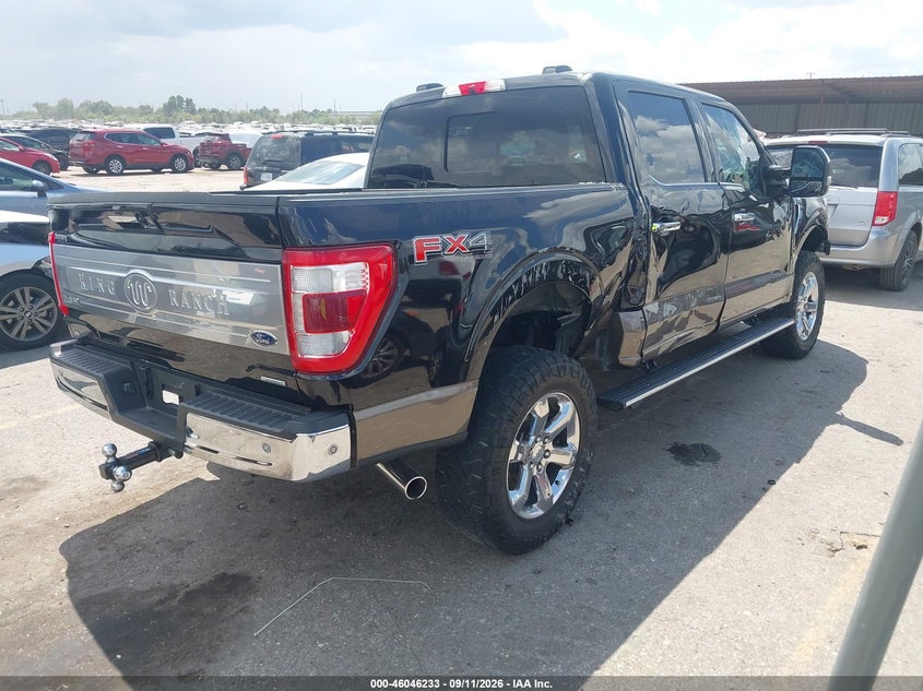 Vin: 1ftfw1e89nfa87219, lot: 46545688, ford f-150 king ranch 20224