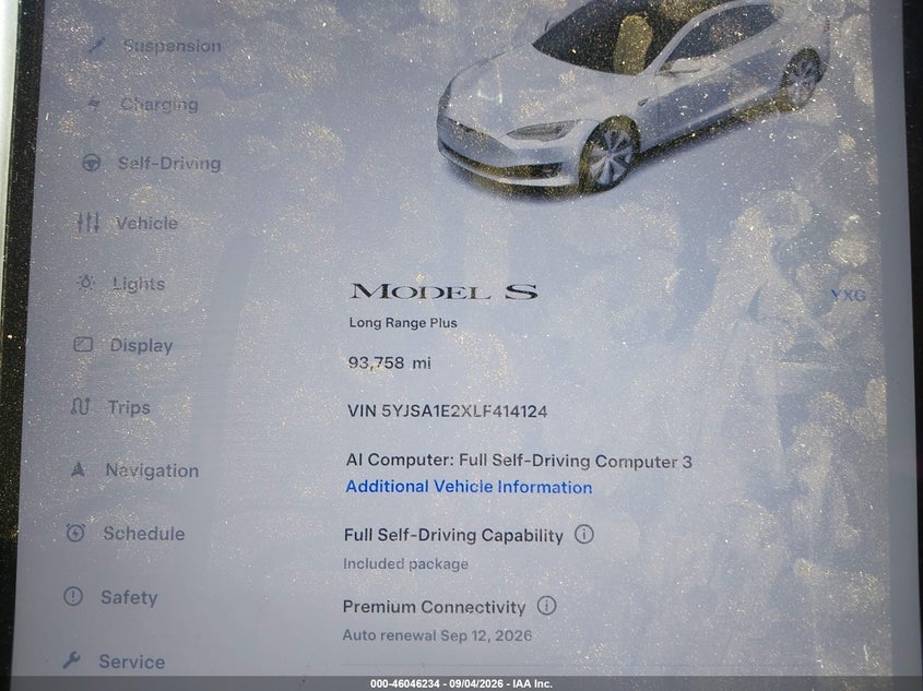 2020 TESLA MODEL S LONG RANGE DUAL MOTOR ALL-WHEEL DRIVE/LONG RANGE PLUS DUAL MOTOR ALL-WHEEL DRIVE · Фото 7