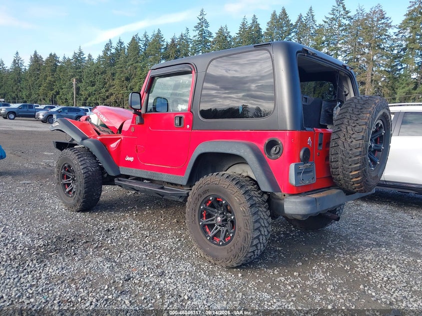 2004 JEEP WRANGLER auction photo 3