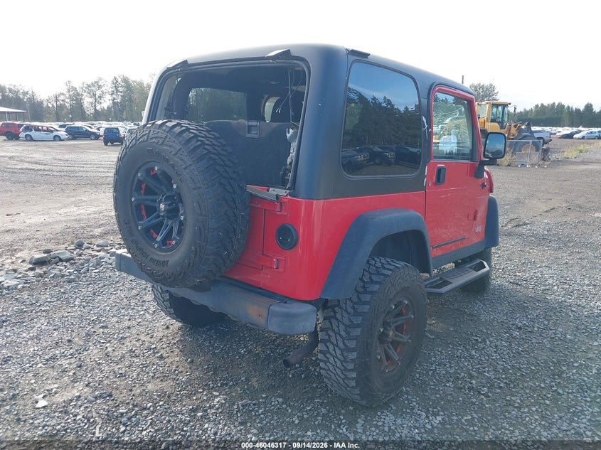 2004 JEEP WRANGLER auction photo 4