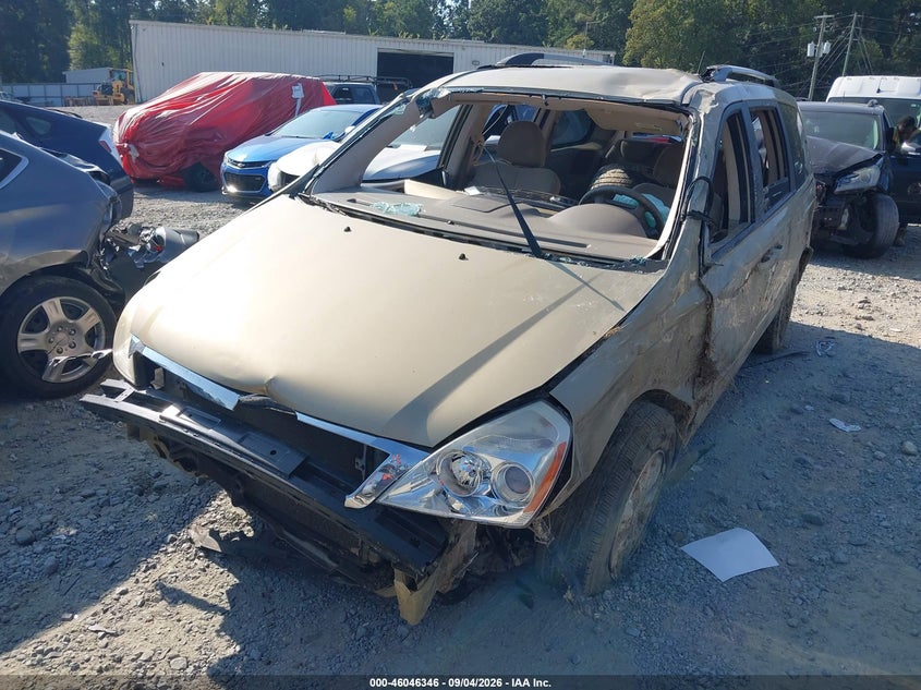 Vin: kndmg4c70b6399067, lot: 46545801, kia sedona lx 20112