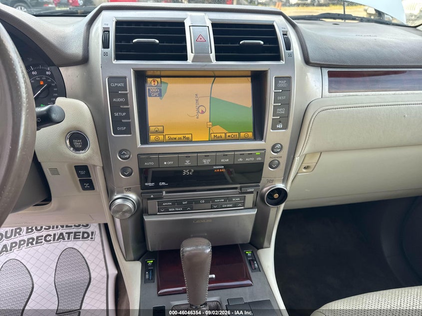 LEXUS GX 460 2010 VIN JTJBM7FX6A5005845