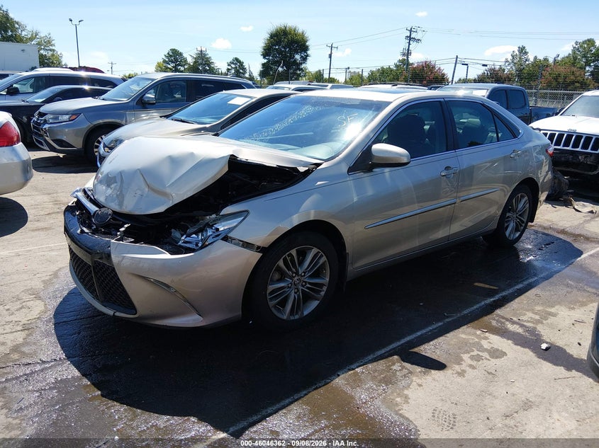 Vin: 4t1bf1fkxgu127830, lot: 46545817, toyota camry se 20162