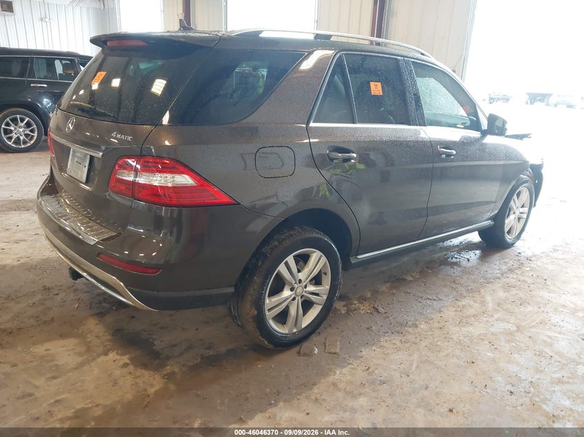 Vin: 4jgda5hb8ea416215, lot: 46545825, mercedes-benz ml 350 4matic 20144