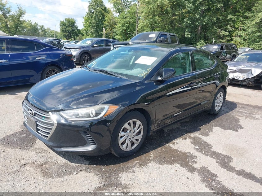 Vin: 5npd74lf4hh080129, lot: 46545852, hyundai elantra se 20172