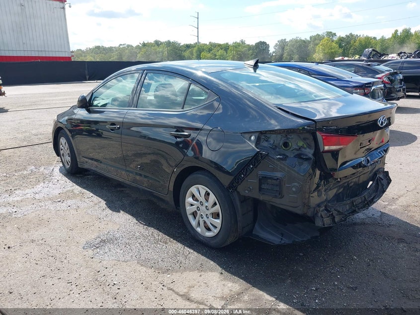 Vin: 5npd74lf4hh080129, lot: 46545852, hyundai elantra se 20173