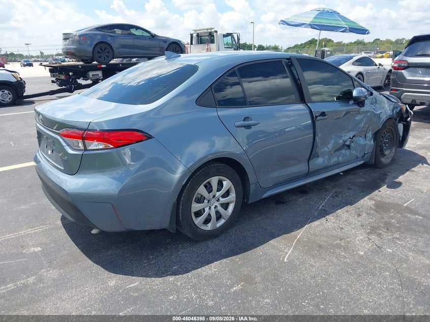Vin: 5yfb4mdexsp239817, lot: 46545853, toyota corolla le 20254