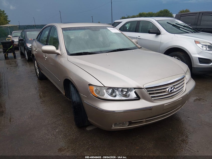 2007 Hyundai Azera Limited/Se, Знос, IAAI, VIN KMHFC46F47A211724