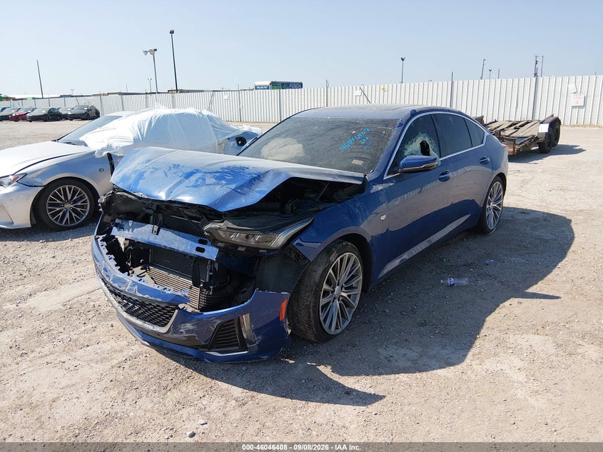 Vin: 1g6dn5rk0p0119541, lot: 46545863, cadillac ct5 premium luxury 20232