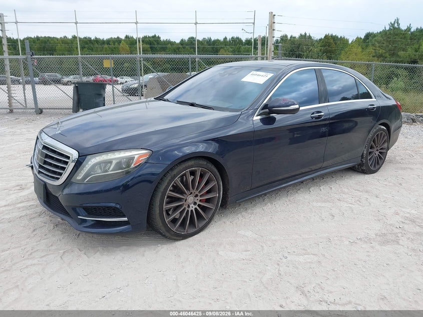 Vin: wddug8fbxfa074085, lot: 46545880, mercedes-benz s 550 4matic 20152