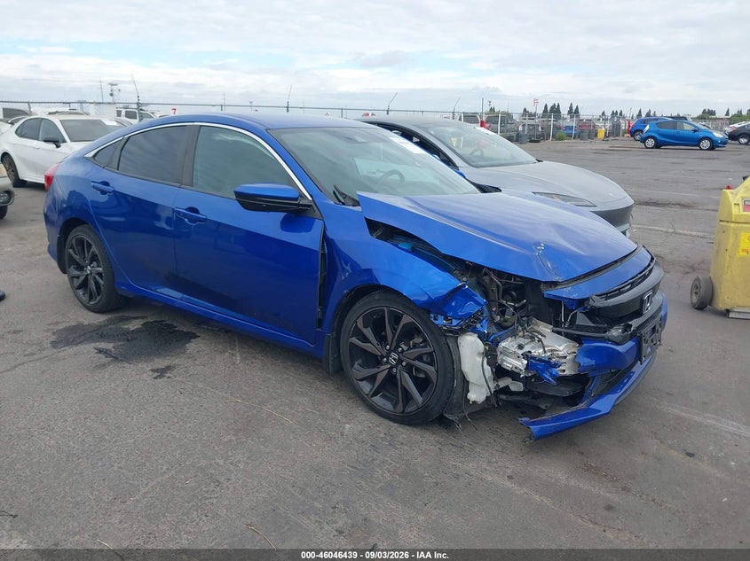 Vin: 19xfc2f81le200858, lot: 46545894, honda civic sport 2020 img_1
