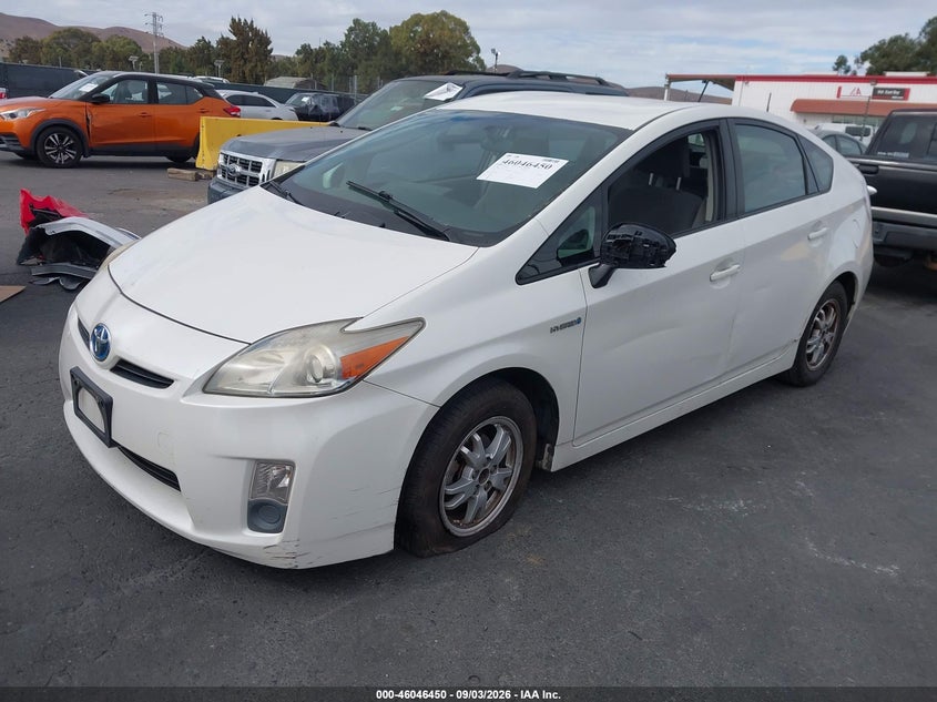 Vin: jtdkn3du5a5222739, lot: 46545905, toyota prius ii 20102