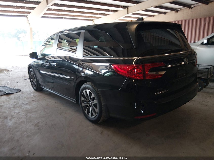 Vin: 5fnrl6h73mb023783, lot: 46545931, honda odyssey ex-l 20213
