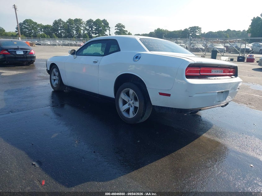 Vin: 2c3cdyagxdh645773, lot: 46546005, dodge challenger sxt 20133