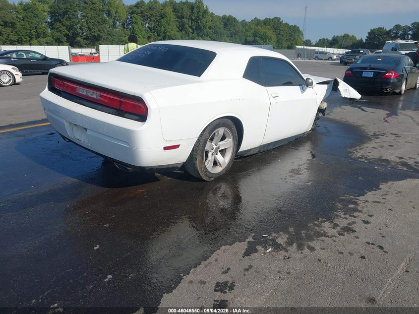 Vin: 2c3cdyagxdh645773, lot: 46546005, dodge challenger sxt 20134