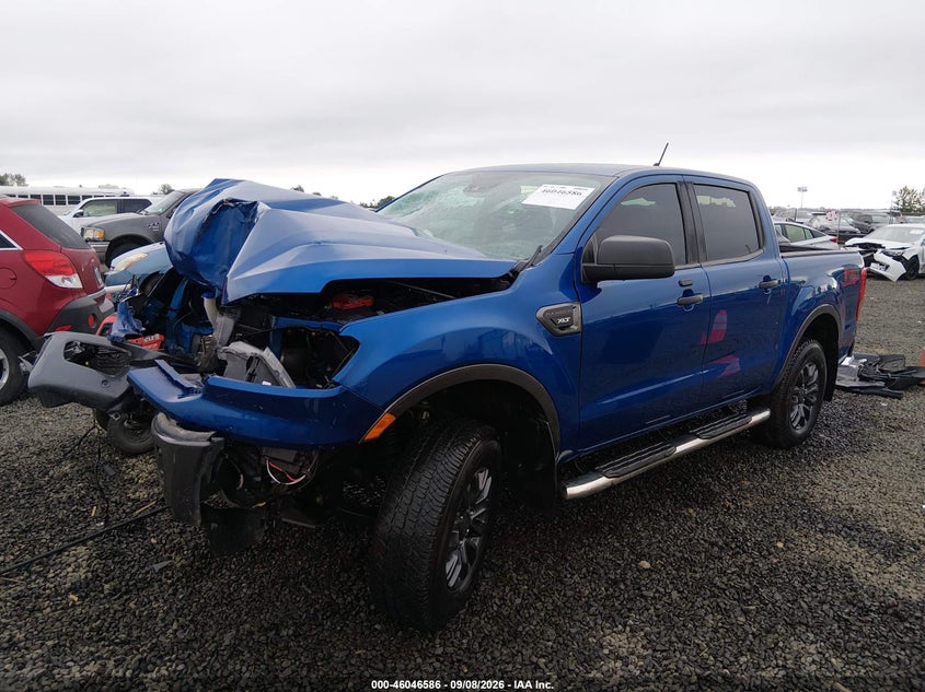 Vin: 1fter4fh9klb23023, lot: 46546041, ford ranger xlt 20192