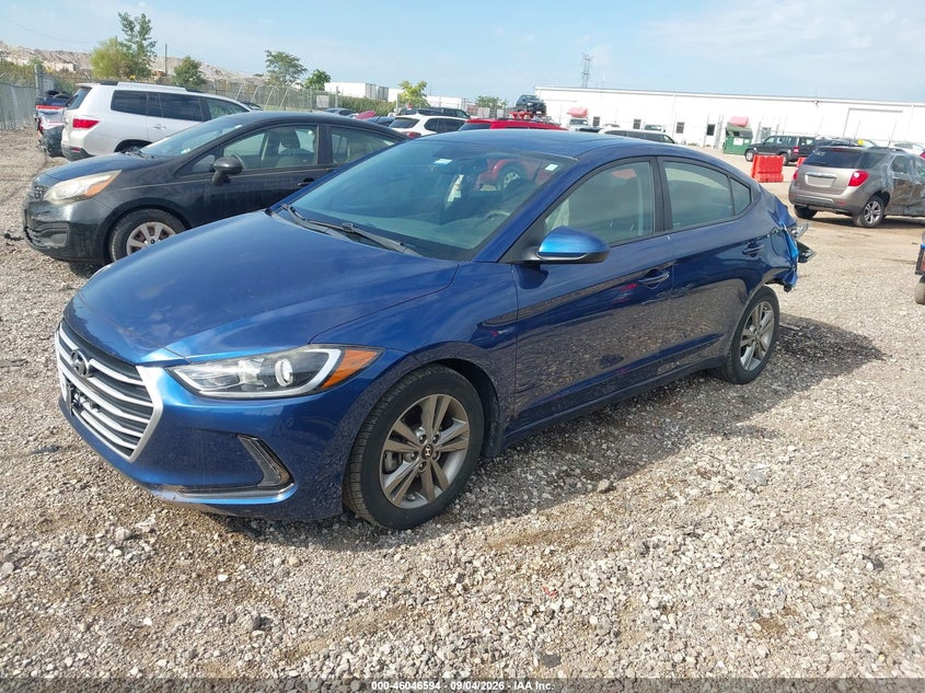 Vin: 5npd84lf1jh337251, lot: 46546049, hyundai elantra value edition 20182