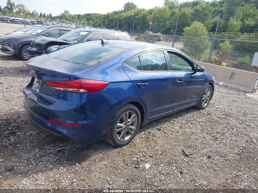 Vin: 5npd84lf1jh337251, lot: 46546049, hyundai elantra value edition 20184