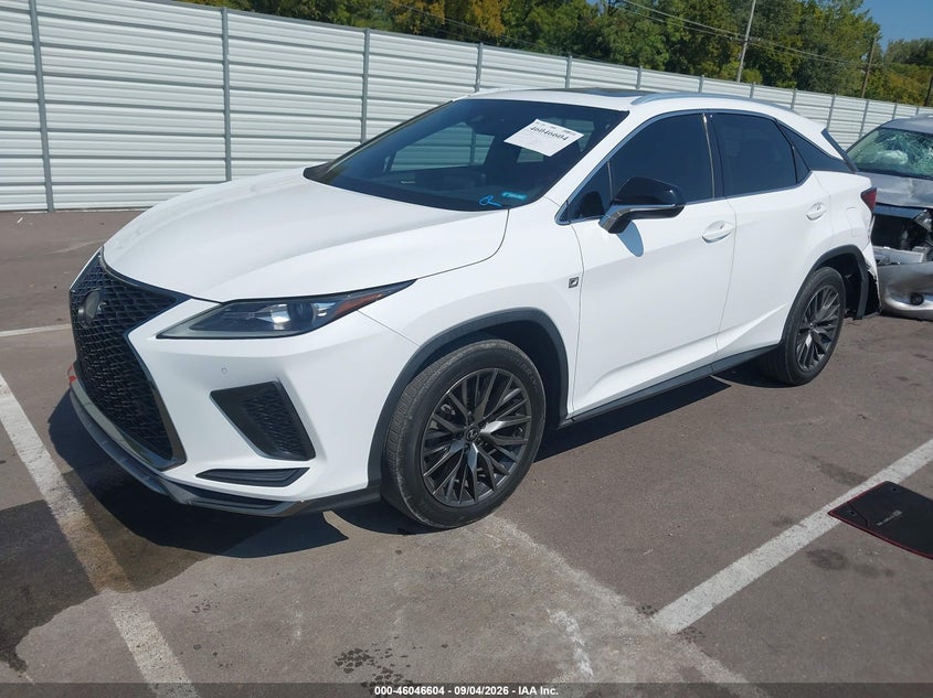 Vin: 2t2yzmda8lc231141, lot: 46546060, lexus rx 350 f sport performance 20202