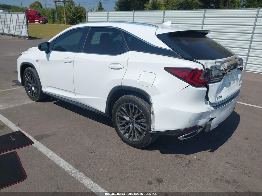 Vin: 2t2yzmda8lc231141, lot: 46546060, lexus rx 350 f sport performance 20203
